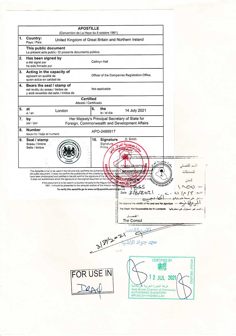 AURASYIA Certificate A