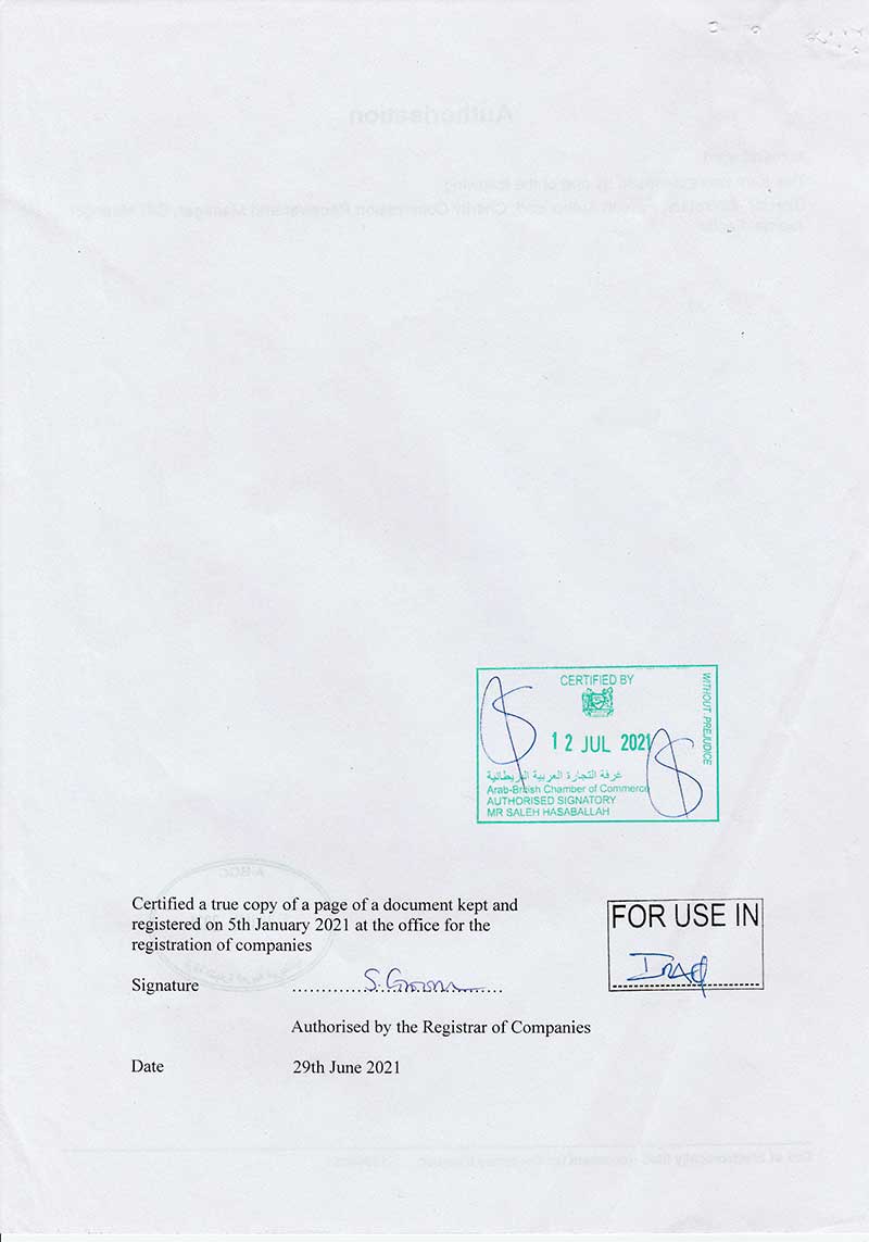 AURASYIA Certificate K