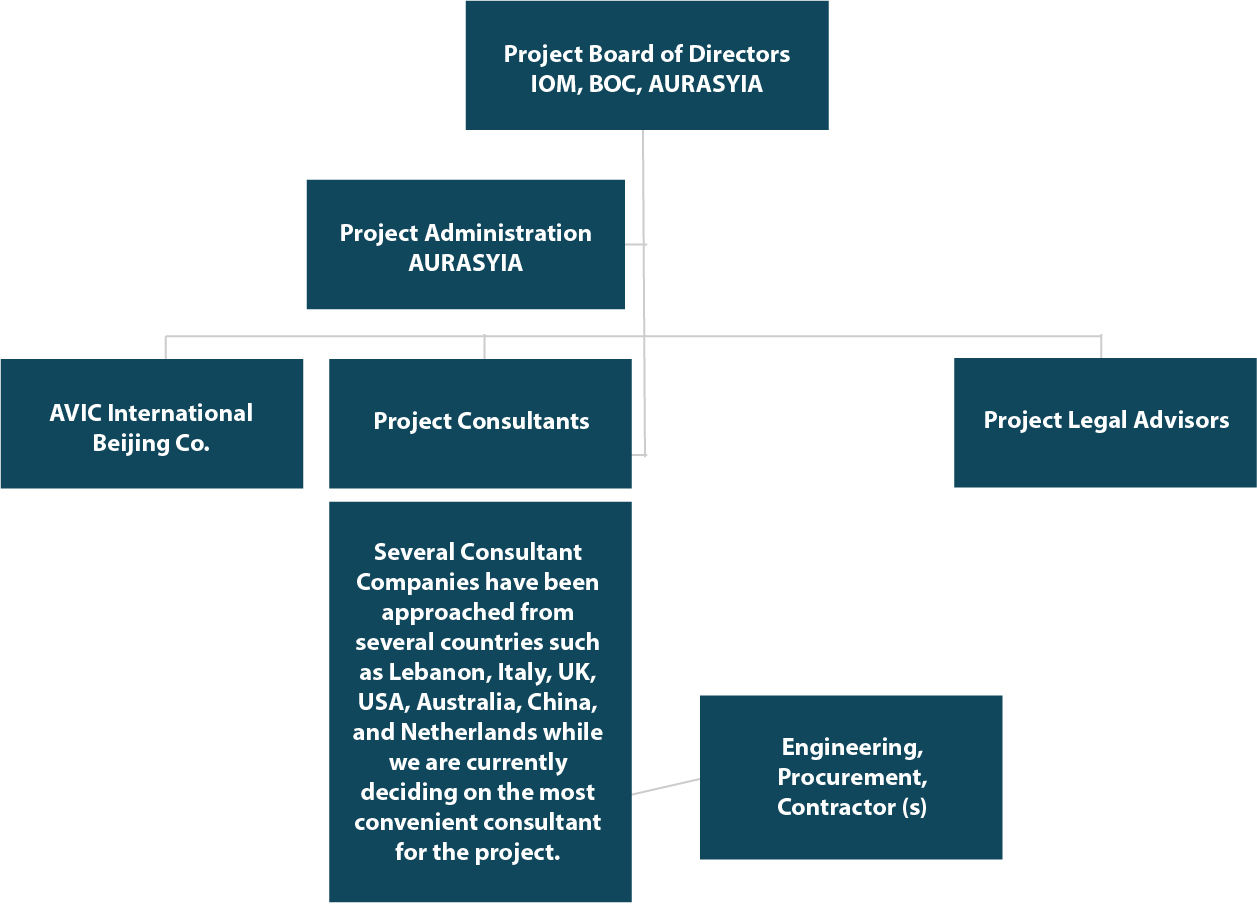 Project Organizational Structure Chart